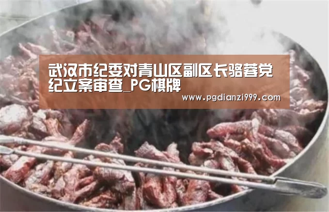 武汉市纪委对青山区副区长骆蓉党纪立案审查_PG棋牌(图1) PG电子登录入口